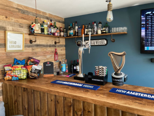Home Bar Install